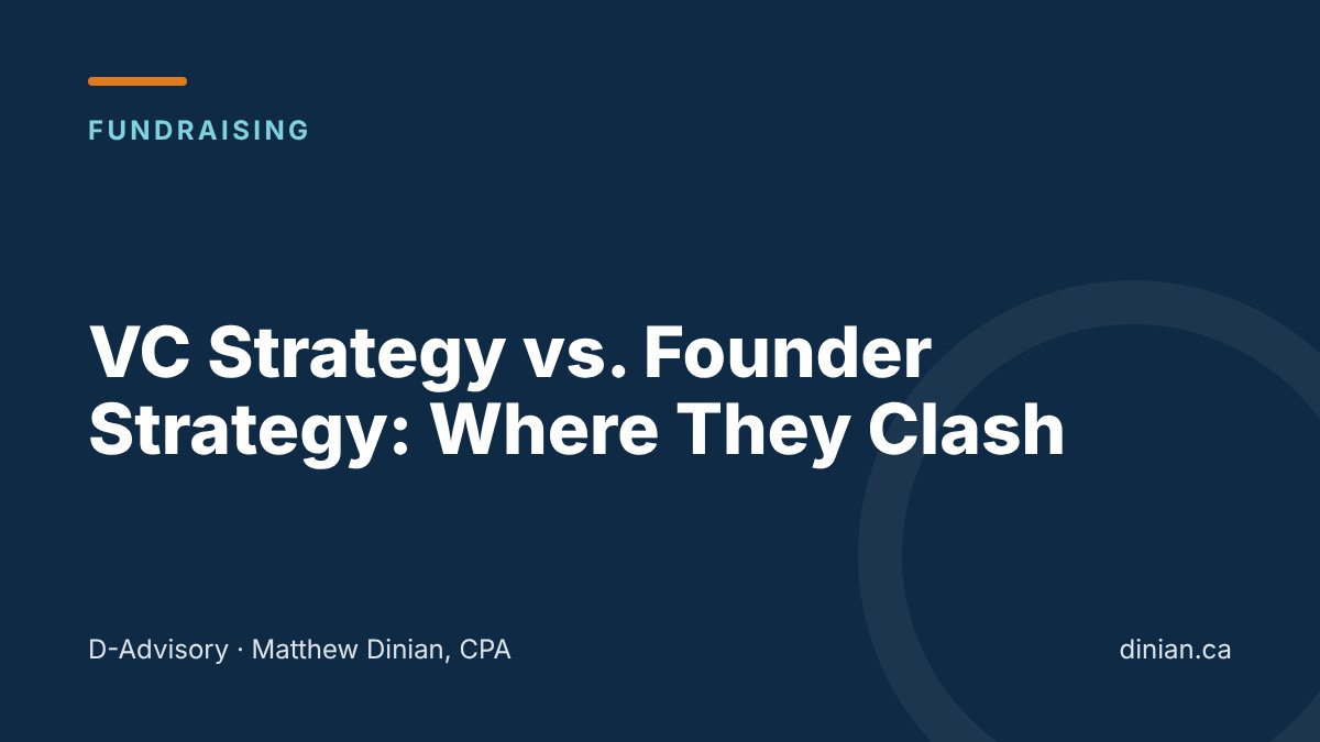 VC Strategy vs. Founder Strategy: Where They Clash and How to Find the Right&nbsp;Investor